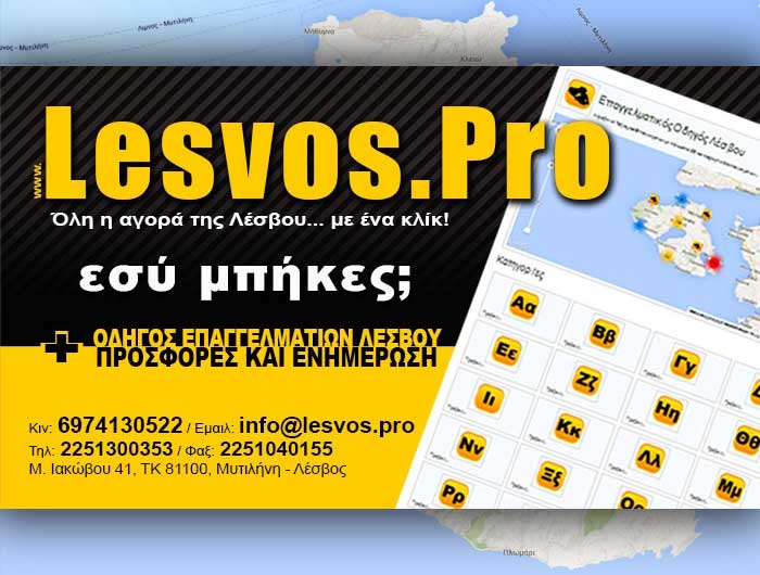 efxaristirio sto lesvos pro